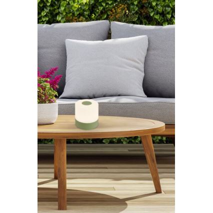 Briloner 7461019 - LED Prigušiva punjiva vanjska stona lampa LED/2W/5V IP44 zelena