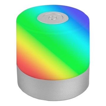 Briloner 7462014 - LED RGB Punjiva vanjska stona lampa LED/1,5W/5V IP44 krom