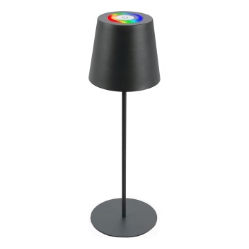 Briloner 7507015 - LED RGB Prigušiva punjiva vanjska stona lampa 2u1 LED/2,5W/5V IP44 antracit