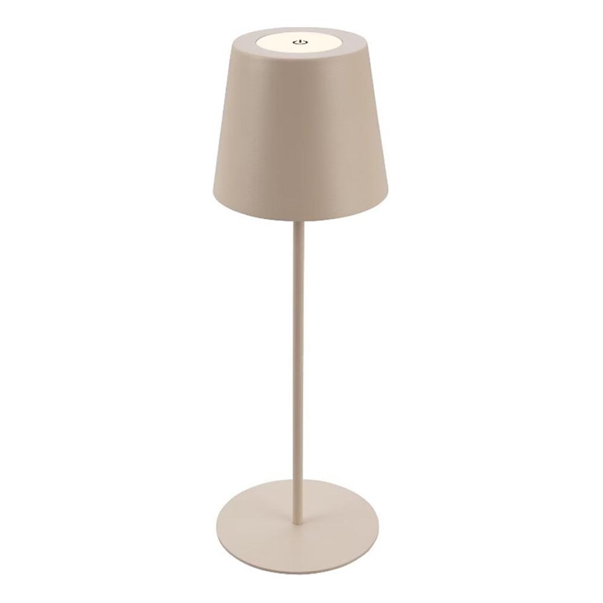 Briloner 7508011 - LED Prigušiva punjiva vanjska stona lampa 2u1 LED/2,5W/5V IP44 bež
