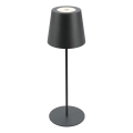 Briloner 7508015 - LED prigušiva punjiva spoljna stona lampa 2u1 LED/2,5W/5V IP44 crna