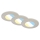Briloner 7598032 - Set 3x LED Ugradbena lampa za kupatilo LED/4,9W/230V IP44 2700/4000/6500K mat krom