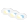 Briloner 7598036 - Set 3x LED Ugradbena lampa za kupatilo LED/4,9W/230V IP44 2700/4000/6500K bela
