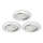 Briloner 8309-039 - Set 3x LED Prigušiva ugradbena lampa za kupatilo LED/5W/230V IP23