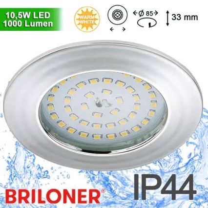 Briloner 8310-019 - LED Ugradbena lampa za kupatilo LED/10,5W/230V IP44