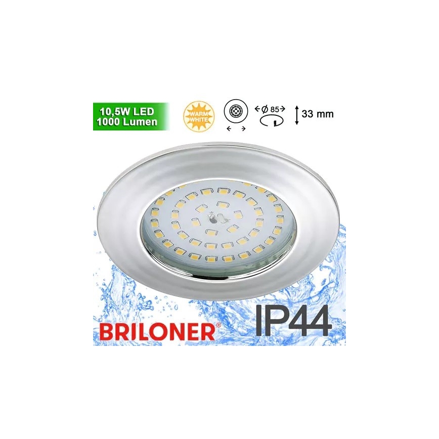 Briloner 8310-019 - LED Ugradbena lampa za kupatilo LED/10,5W/230V IP44