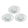 Briloner 8316-039-Set 3x LED Prigušiva ugradbena lampa za kupatilo LED/5,5W/230V IP44