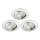 Briloner 8317-039-Set 3x LED Prigušiva ugradbena lampa za kupatilo LED/5,5W/230V IP23