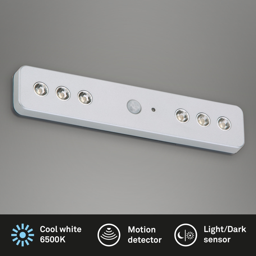 Briloner - LED Orijentacijska lampa sa senzorom LERO LED/0,48W/6xAAA
