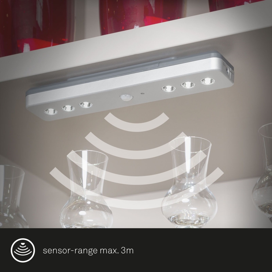 Briloner - LED Orijentacijska lampa sa senzorom LERO LED/0,48W/6xAAA