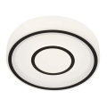 Briloner - LED Plafonjera SIRKEL LED/12W/230V crno