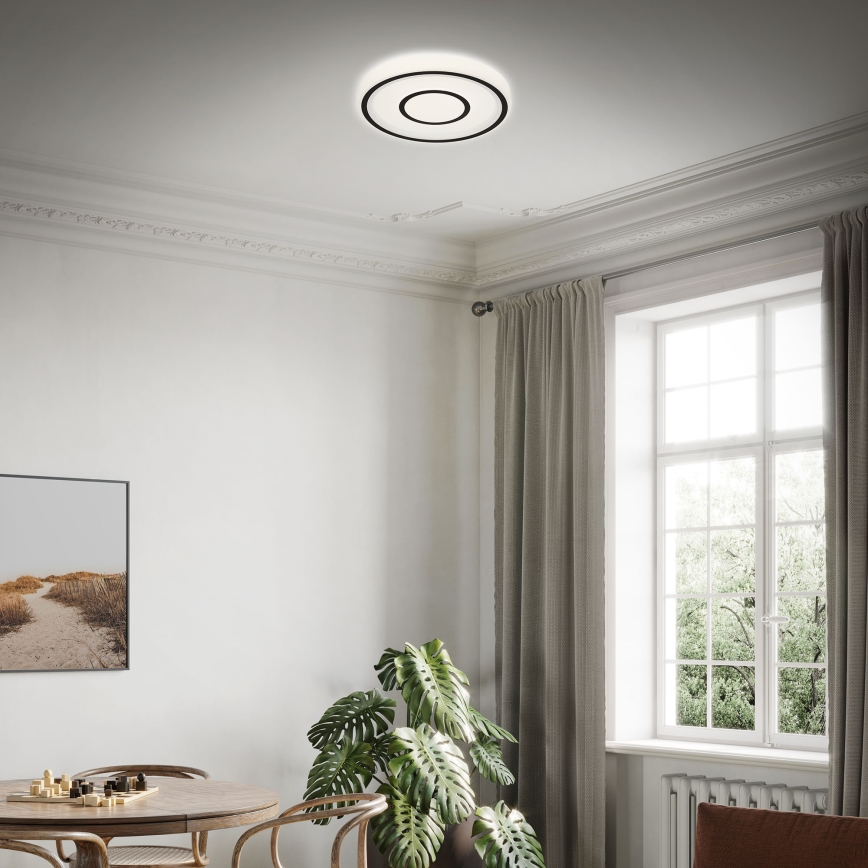 Briloner - LED Plafonjera SIRKEL LED/12W/230V crno