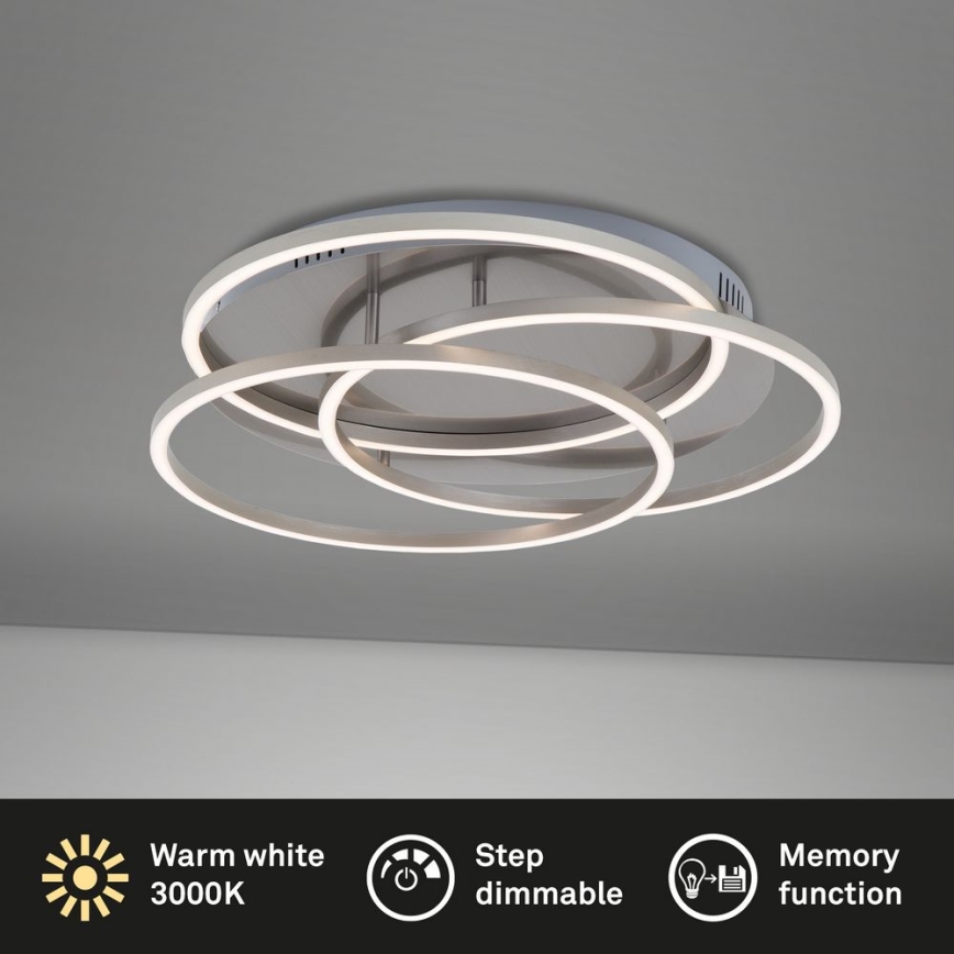 Briloner - LED Prigušiva plafonjera FRAMES LED/60W/230V mat krom