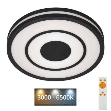 Briloner - LED Prigušiva plafonjera RIPPLE LED/24W/230V 3000-6500K + Daljinski upravljač