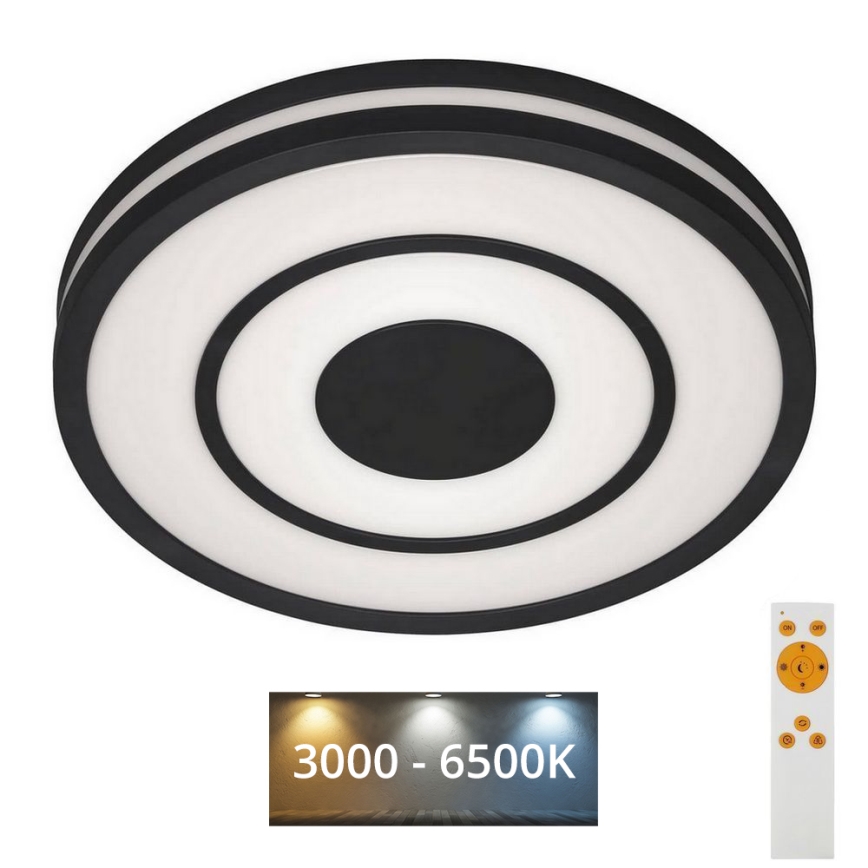 Briloner - LED Prigušiva plafonjera RIPPLE LED/24W/230V 3000-6500K + Daljinski upravljač