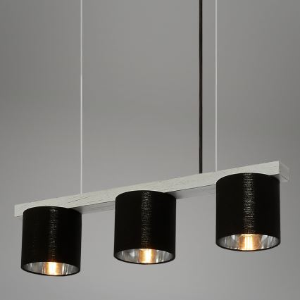 Briloner - Luster na sajli LURI 3xE14/25W/230V fikus elastika