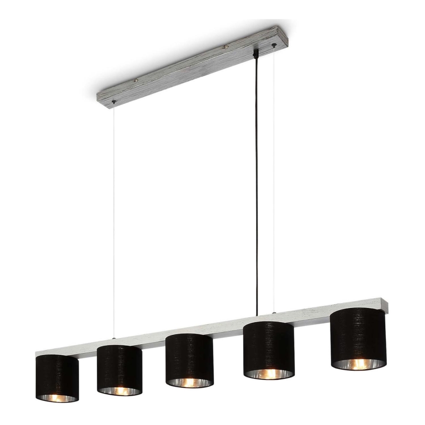 Briloner - Luster na sajli LURI 5xE14/25W/230V fikus elastika