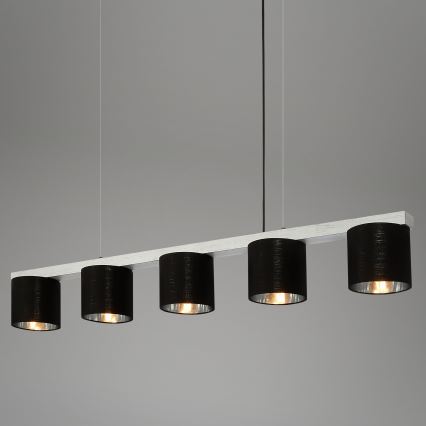 Briloner - Luster na sajli LURI 5xE14/25W/230V fikus elastika
