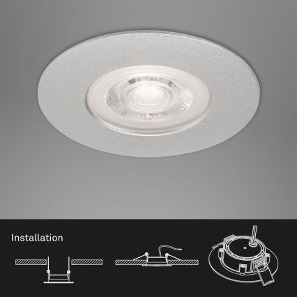 Briloner - Set 3x LED Prigušiva lampa za kupatilo LED/4,9W/230V IP44