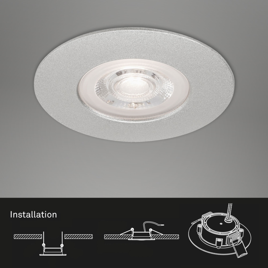 Briloner - Set 3x LED Prigušiva lampa za kupatilo LED/4,9W/230V IP44