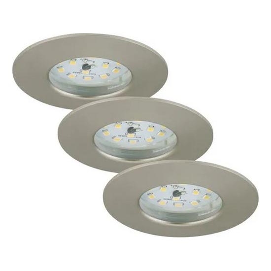 Briloner - Set 3x LED Prigušiva ugradbena lampa za kupatilo LED/5,5W/230V IP44