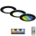 Briloner - Set 3x LED RGBW Prigušiva ugradbena lampa za kupatilo LED/4,8W/230V 3000-6500K IP65 + Daljinski upravljač