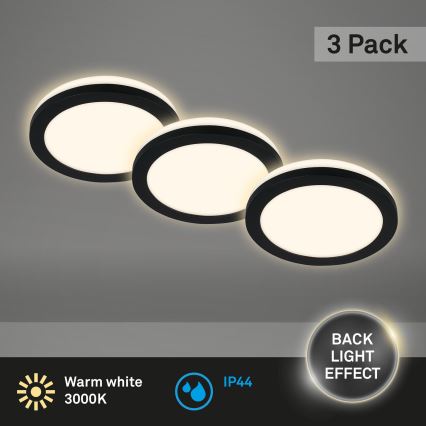 Briloner - Set 3x LED Ugradbena lampa za kupatilo LED/3W/230V IP44