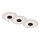 Briloner - Set 3x LED Ugradbena lampa za kupatilo LED/6W/230V IP44 crno