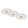 Briloner - Set 3x LED Ugradbena lampa za kupatilo LED/6W/230V IP44 krom