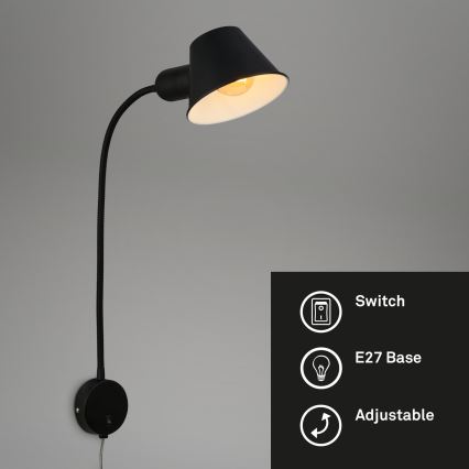Briloner - Zidna lampa BRELLO 1xE27/10W/230V