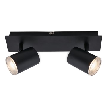 Briloner  10476221 - Reflektorska lampa za kupatilo 2xGU10/5W/230V IP44 crno