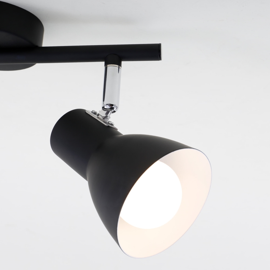 Briloner 10698891 - Reflektorska lampa 2xE14/25W/230V crno