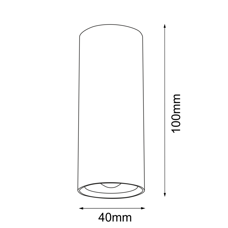 Brosline - Spot svetiljka 1xGU10/4W/230V bela