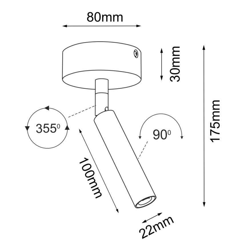 Brosline - Spot svetiljka 1xG9/2,5W/230V bela