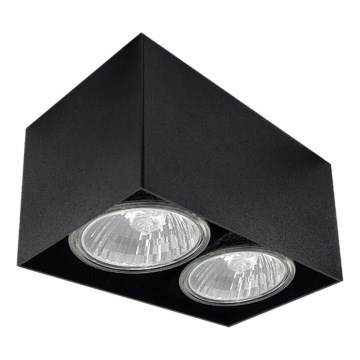 Brosline - Spot svetiljka 2x GU10/10W/230V, crna