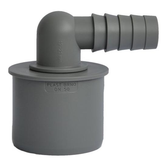 Bruckner - Kraj priključka creva ugao DN50 19-21 mm sivo