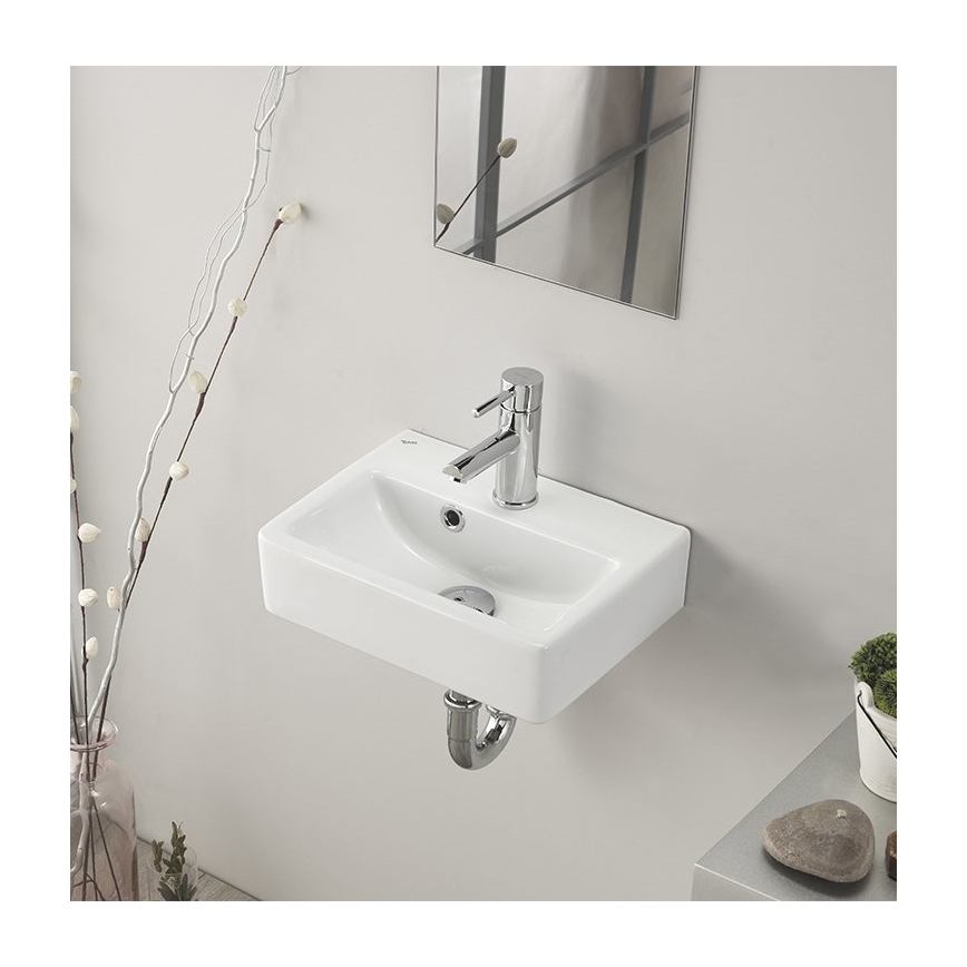 Bruckner - Lavabo NOAM 37,5x28 cm keramika/bela