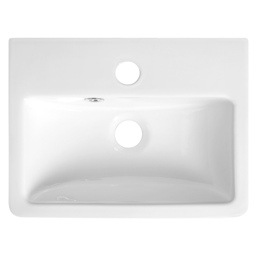 Bruckner - Lavabo NOAM 37,5x28 cm keramika/bela