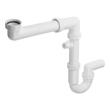 Bruckner - Sifon za sudoperu sa bočnim priključkom DN40, beo