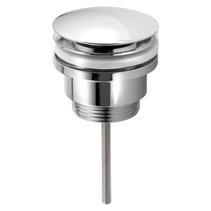 Bruckner - Slivnik za umivaonik bez preliva CLICK-CLACK, prečnik 6,4 cm, sjajni hrom