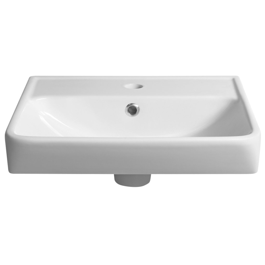 Bruckner - Ugradni lavabo NEON 50x41,5 cm keramika/bela
