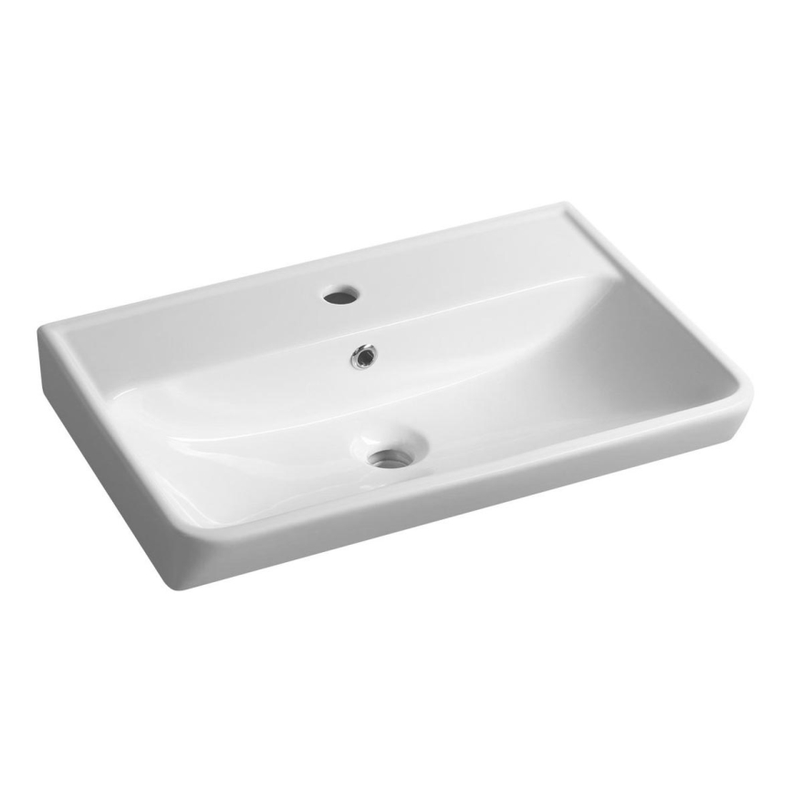 Bruckner - Ugradni lavabo NEON 60x41,5 cm keramika/bela