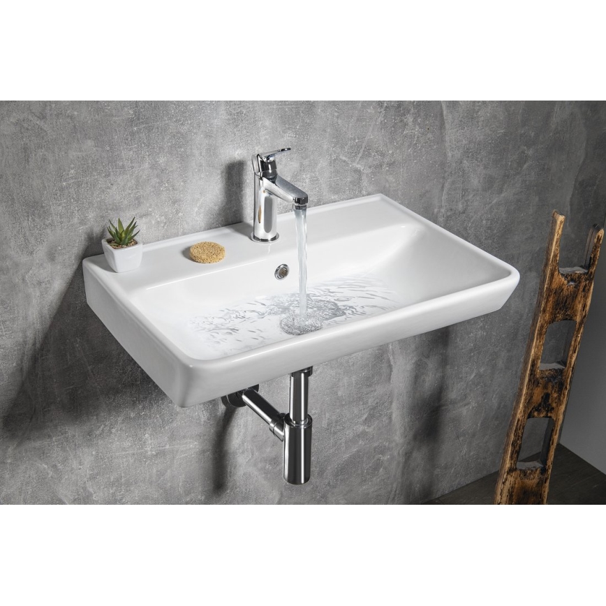 Bruckner - Ugradni lavabo NEON 60x41,5 cm keramika/bela