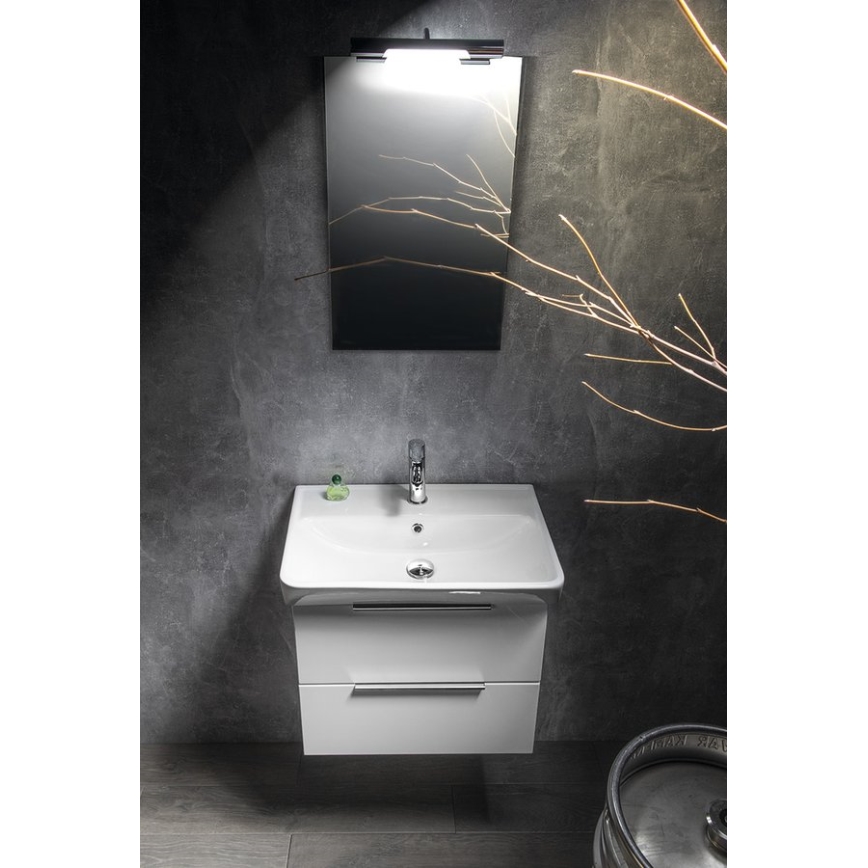 Bruckner - Ugradni lavabo NEON 60x41,5 cm keramika/bela