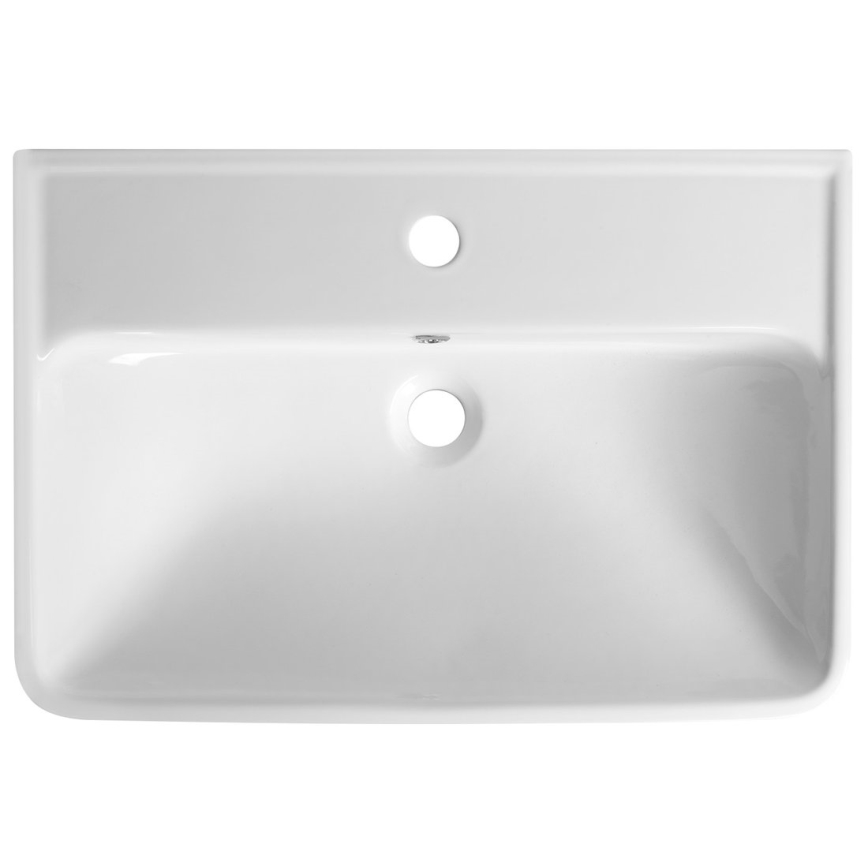 Bruckner - Ugradni lavabo NEON 60x41,5 cm keramika/bela