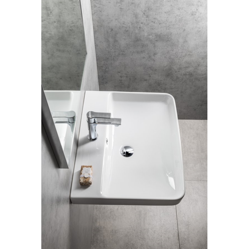 Bruckner - Ugradni lavabo NERON 60x48 cm bela