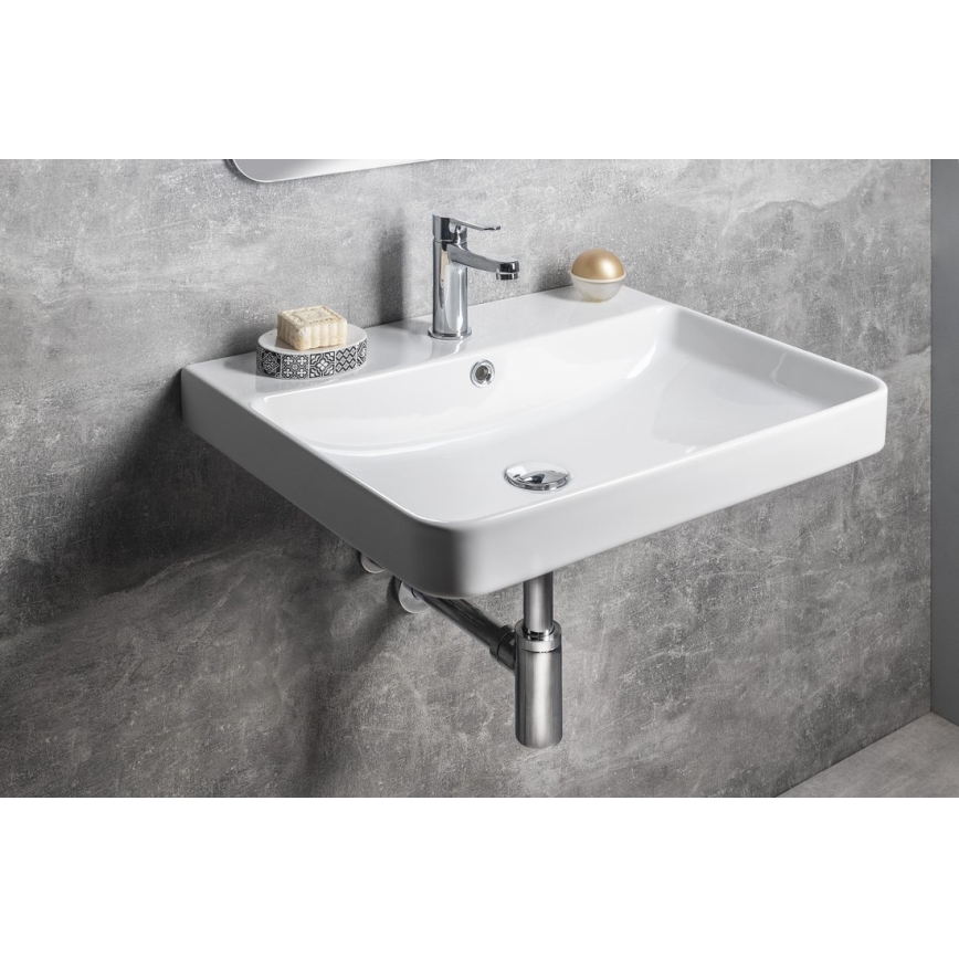 Bruckner - Ugradni lavabo NERON 60x48 cm bela