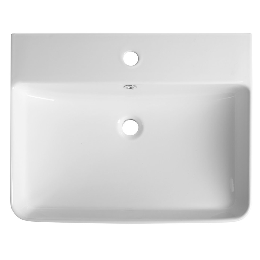 Bruckner - Ugradni lavabo NERON 60x48 cm bela