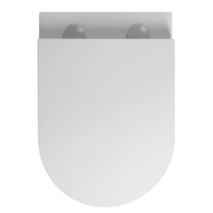 Bruckner - WC daska SoftClose FULDA SLIM bela