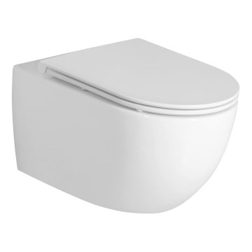 Bruckner - Zidna WC školjka Vortex Rimless FULDA keramika/bela